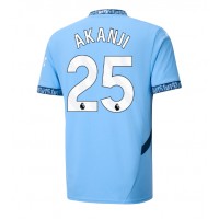 Camisa de Futebol Manchester City Manuel Akanji #25 Equipamento Principal 2024-25 Manga Curta